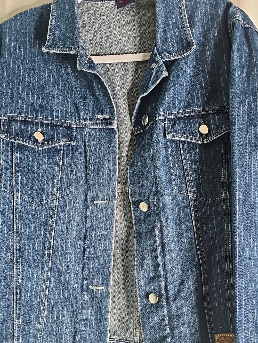Y2K UNIONBAY 100% Cotton Womens Dark Blue Denim Jacket - Picture 2 of 7